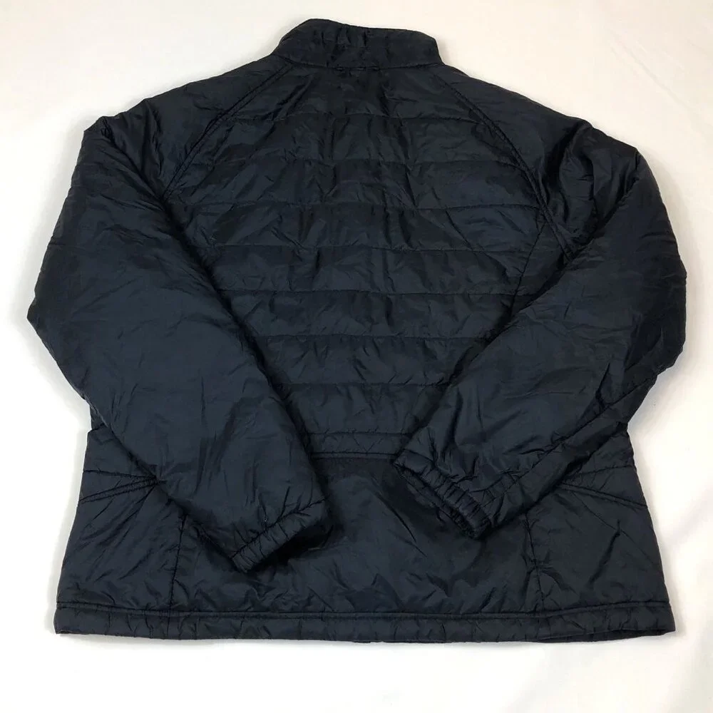 LL Bean Womens Primaloft Navy Blue Full Zip Puffer Jacket Size XL 290586 - Picture 6 of 9